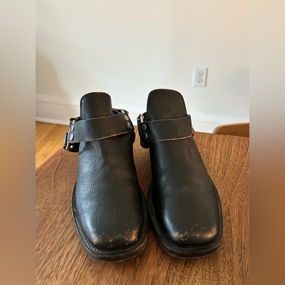 Balenciaga Santiago Distressed Leather Ankle Boots/Mules 37 EU/ 7 US - Picture 5 of 7